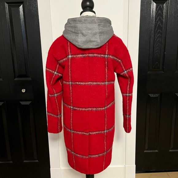 NWOT Tommy Hilfiger Pea Coat with hood - Picture 3 of 4